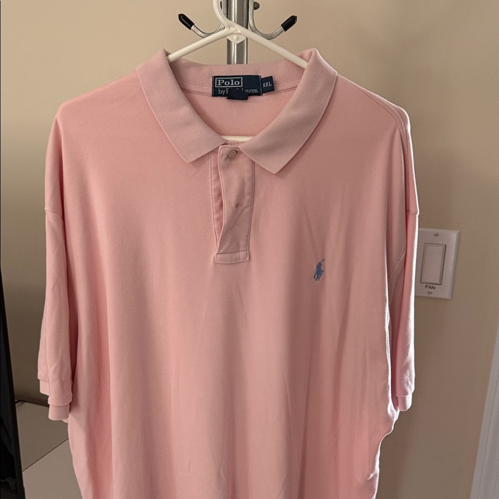 Polo by Ralph Lauren Men's Soft Pink Polo Shirt